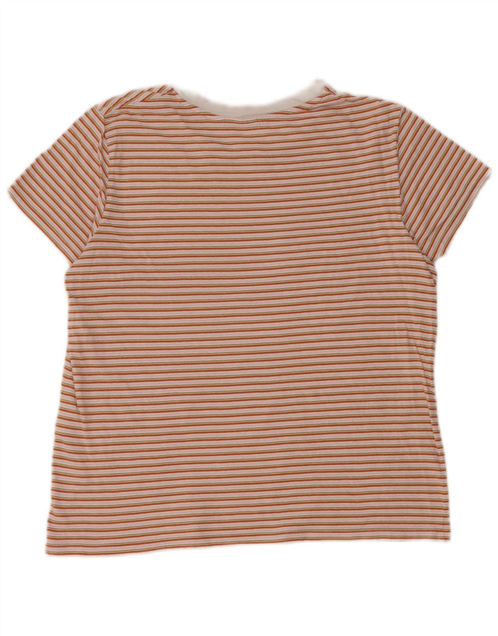 T-shirt da donna LEVI'S UK 14 cotone a righe multicolore medio