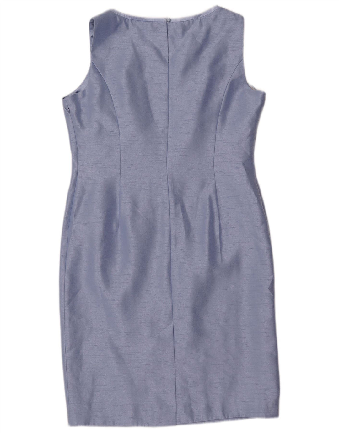 Abito tubino senza maniche da donna Jaques Vert UK 14 Grande viscosa floreale blu