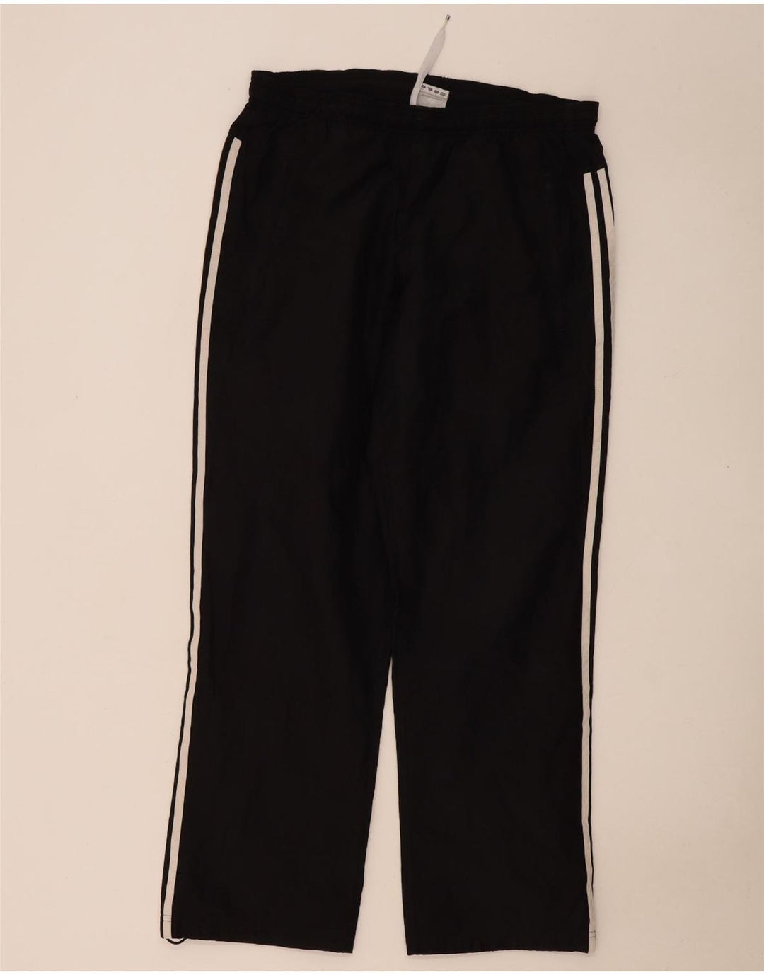 Pantaloni da tuta da uomo Adidas UK 40/42 Medium Nero Poliestere
