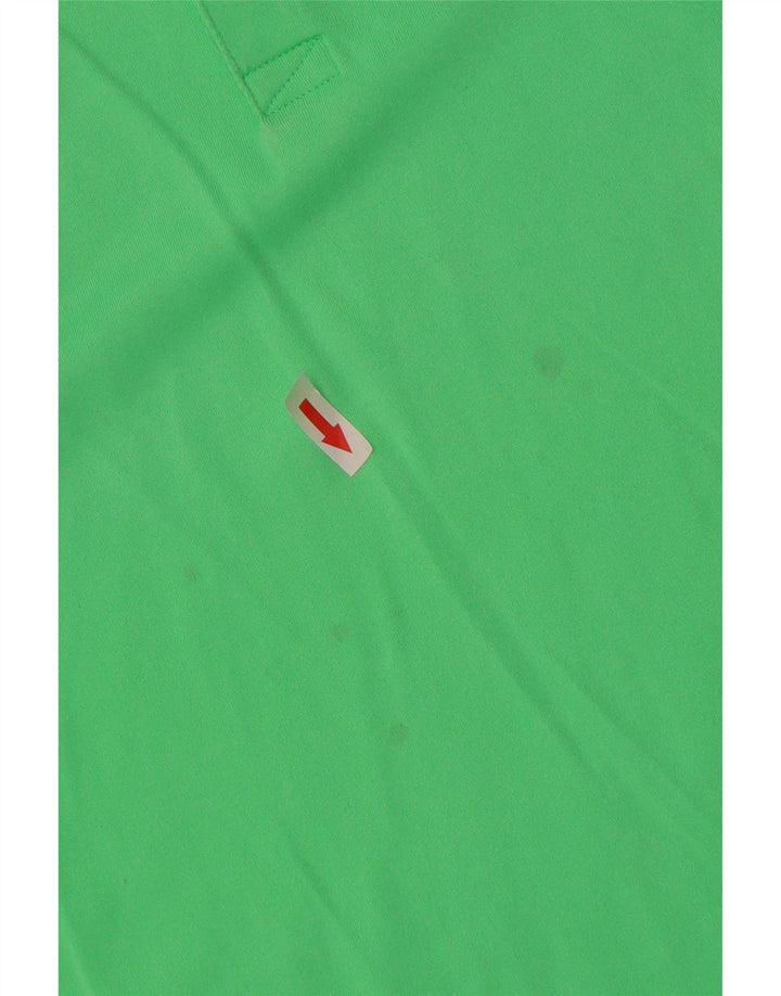 Polo Nike da uomo piccola sportiva in poliestere verde