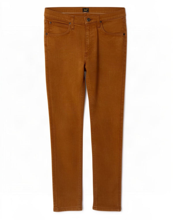 Jeans Lee da uomo Luke slim affusolati W31 L30 cotone marrone