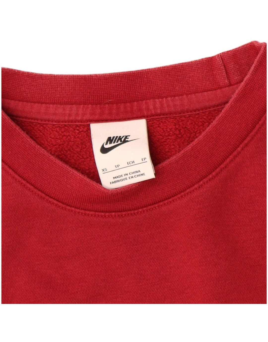 Felpa Nike Uomo Maglione XS Rosso Cotone