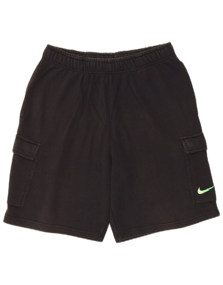 Nike Pantaloncini Sportivi da Uomo Taglio Standard Medio Nero Cotone
