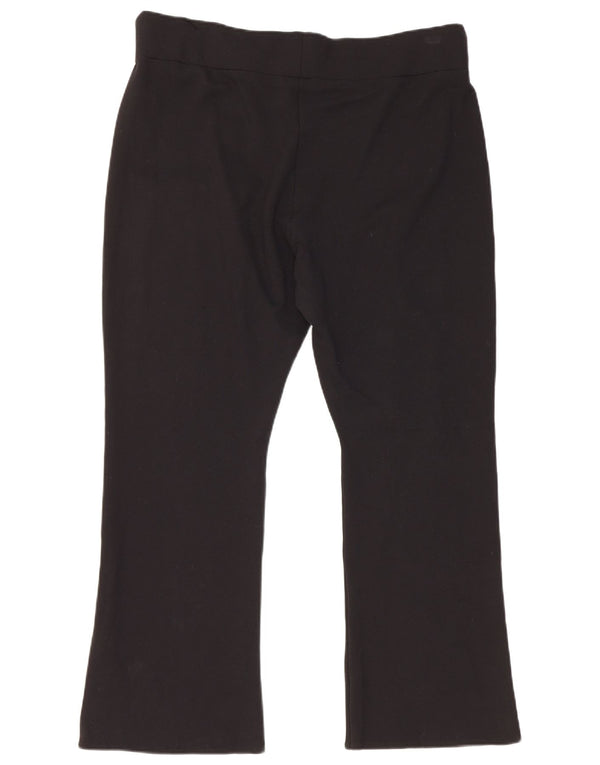 Pantaloni corti Marks & Spencer da donna Bootcut UK 20 2XL W36 L26 Nero