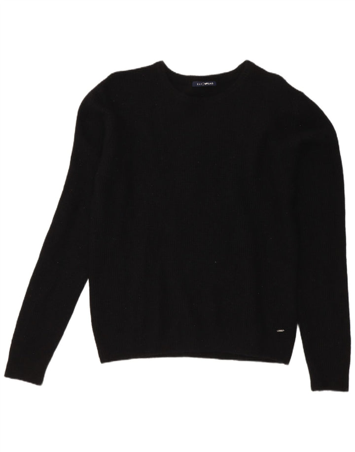 Maglione maglione girocollo da uomo Gas nero medio