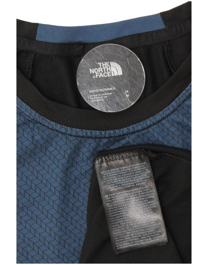 T-shirt da uomo The North Face Top in poliestere color block blu medio