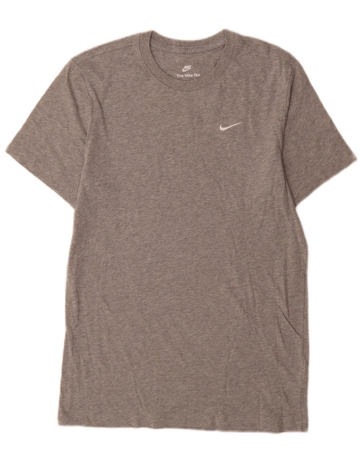 T-shirt Nike da uomo Top Small in cotone grigio