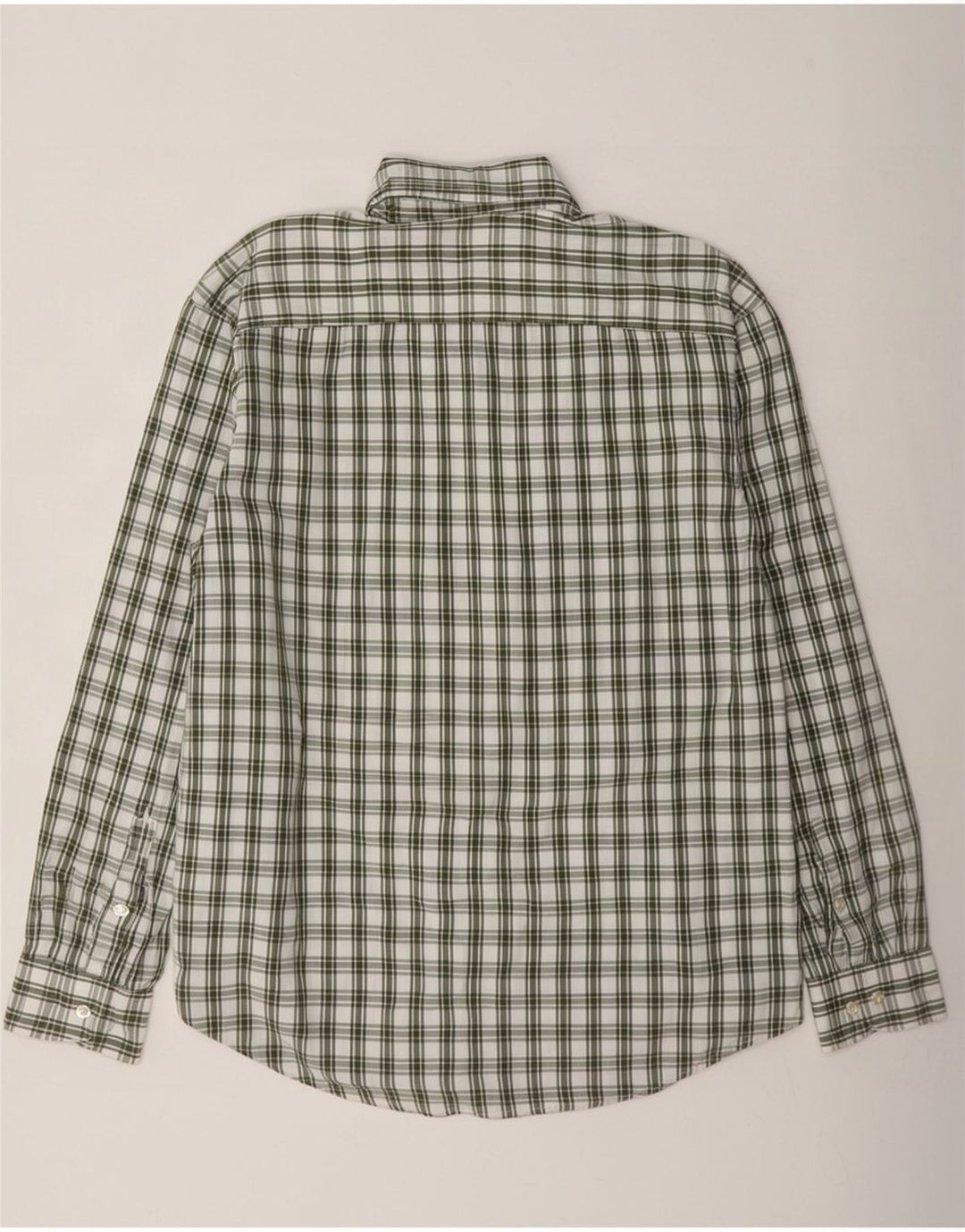 Camicia da uomo Tommy Hilfiger a quadri grandi in cotone verde