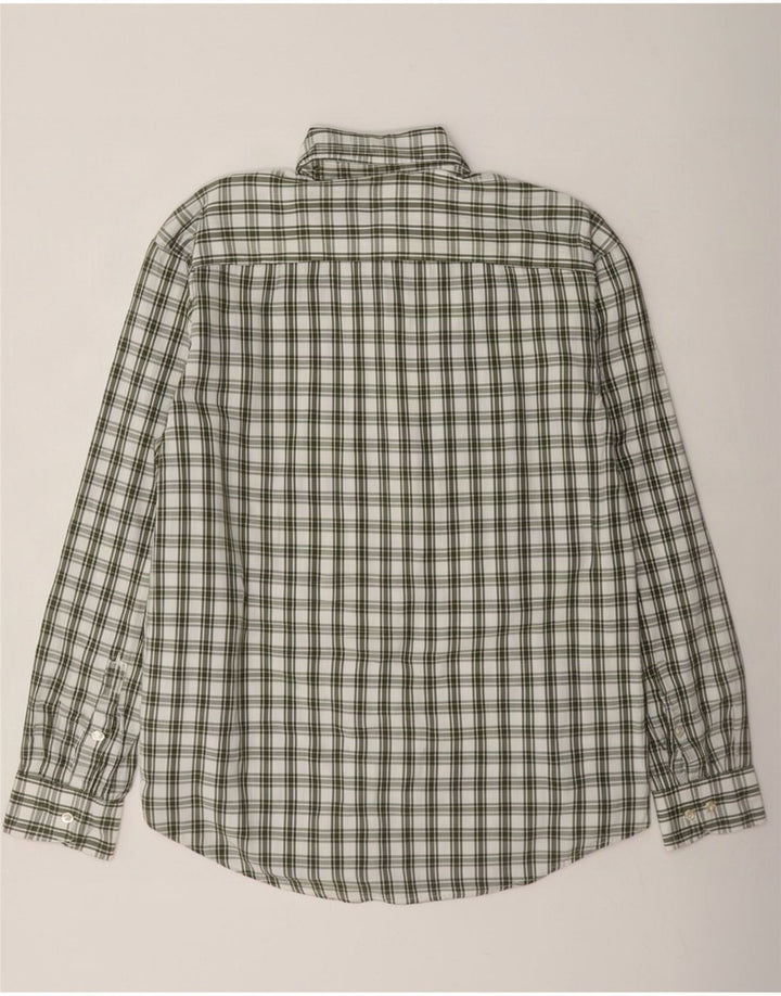 Camicia da uomo Tommy Hilfiger a quadri grandi in cotone verde