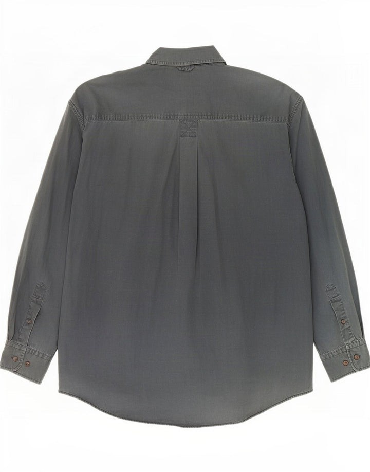 Camicia da uomo Timberland in cotone blu navy medio