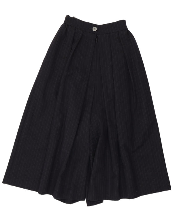 JOHN ROCHA Pantaloni casual svasati da donna UK 10 Small W25 Blu navy