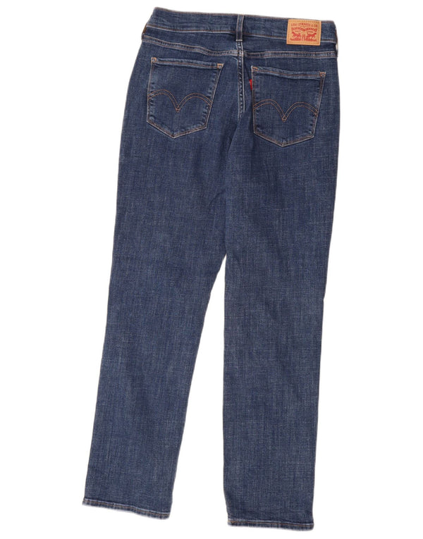 Jeans dritti classici da donna Levi's US 4 Small W27 L30 cotone blu