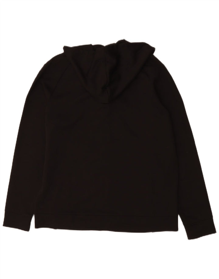 Felpa con cappuccio e zip da uomo Hugo Boss XL poliestere nero