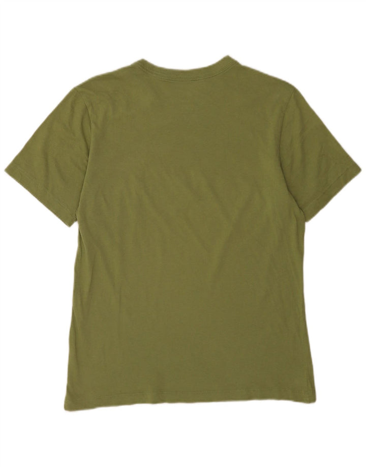T-shirt grafica da uomo Nike Top piccola in cotone verde