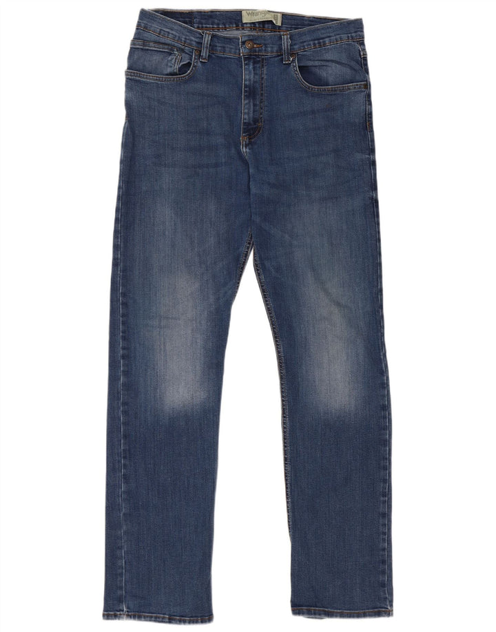 Jeans dritti da donna Wrangler 34 L32 cotone blu