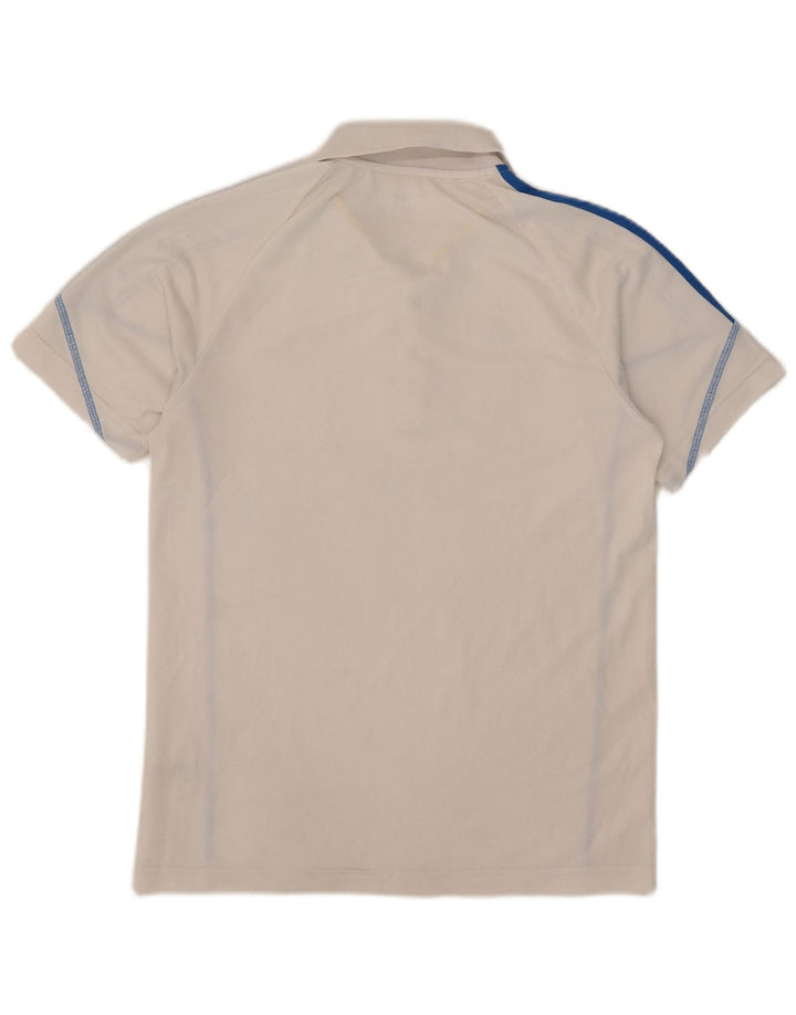Polo ADIDAS da uomo Climalite piccola bianca in poliestere