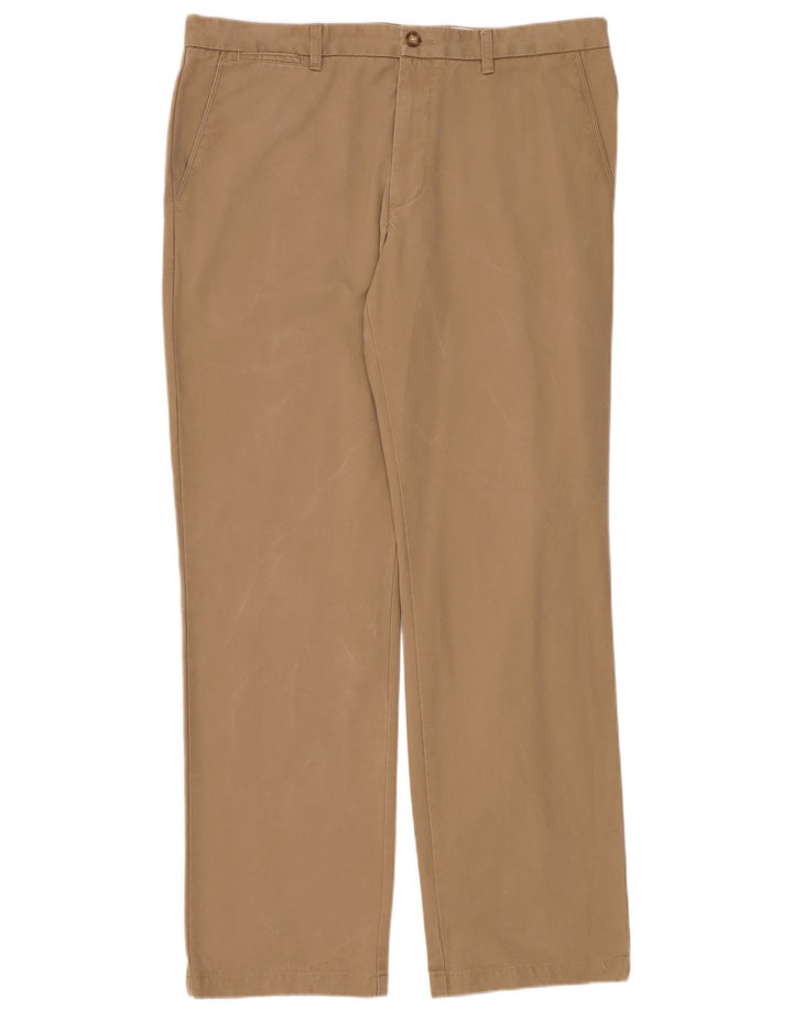 DOCKERS Pantaloni chino dritti da uomo W38 L34 Cotone beige