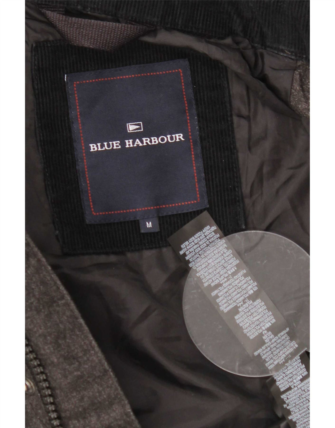 Giacca pratica trapuntata Marks & Spencer da uomo Blue Harbour UK 38 Grigio medio