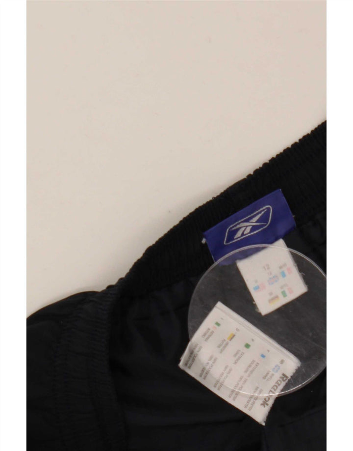 Pantaloni da tuta da donna Reebok UK 12 Medium Blu Navy Poliestere