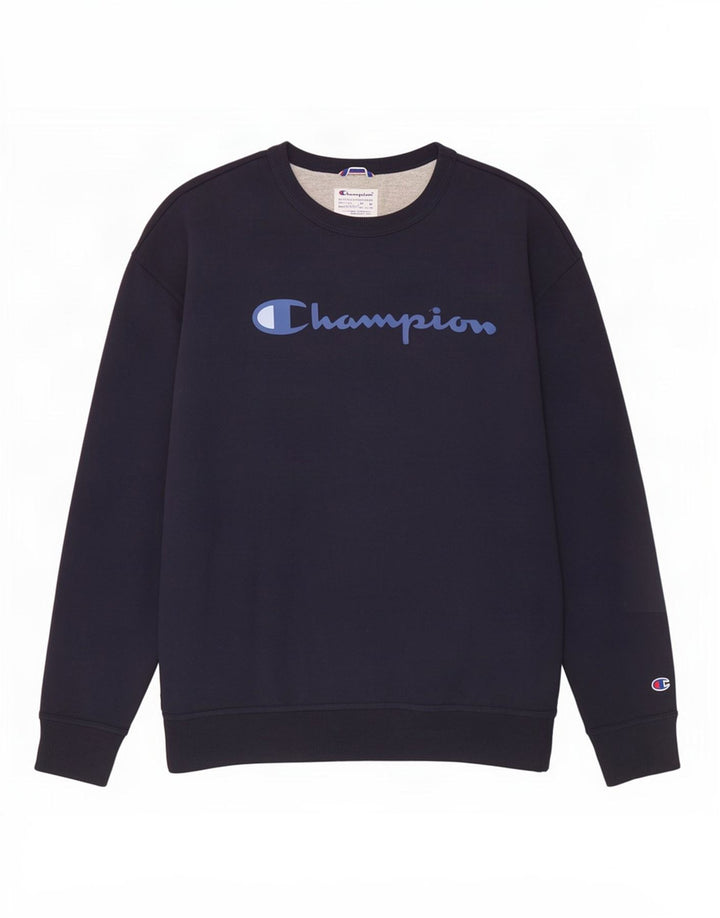 Felpa grafica da uomo Champion Felpa 2XL Cotone blu navy