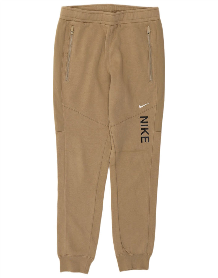 NIKE Pantaloni da tuta con grafica da uomo Joggers piccoli in cotone beige