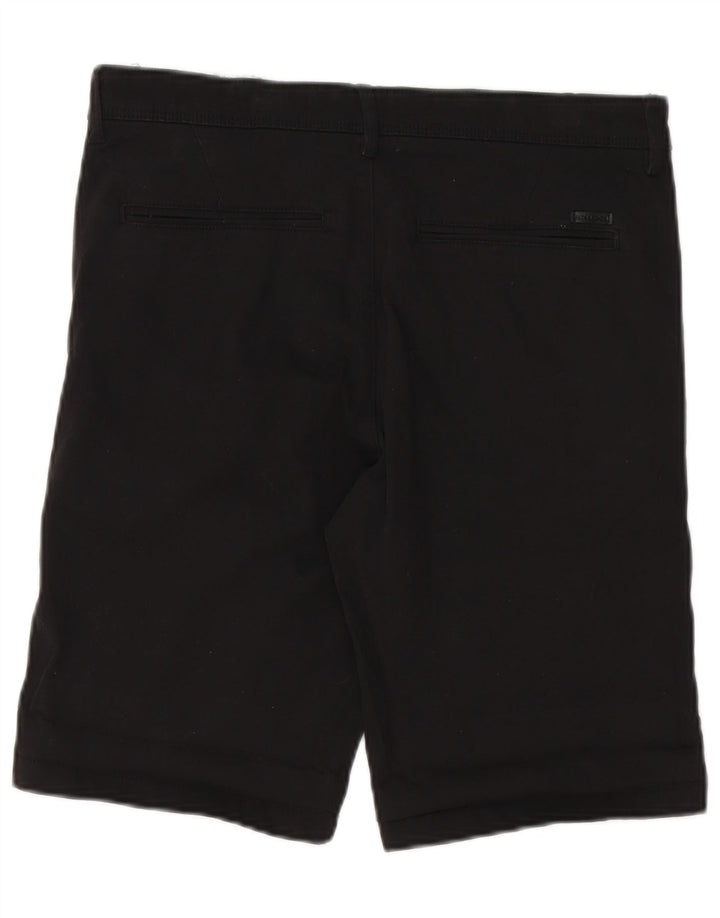 Pantaloncini chino da uomo Jack & Jones piccoli W29 in cotone nero