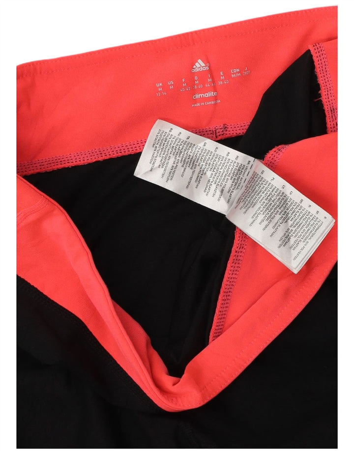 Leggings Adidas Climalite da donna UK 12/14 Poliestere nero medio