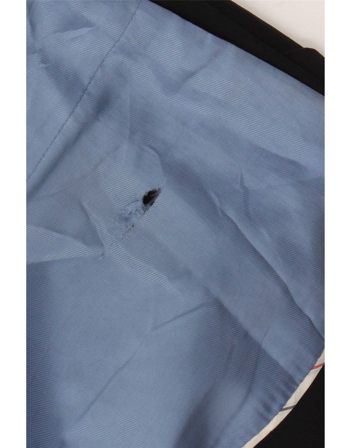 Giacca blazer a 2 bottoni da uomo Marks & Spencer UK 42 Large Blu Navy in lana vergine