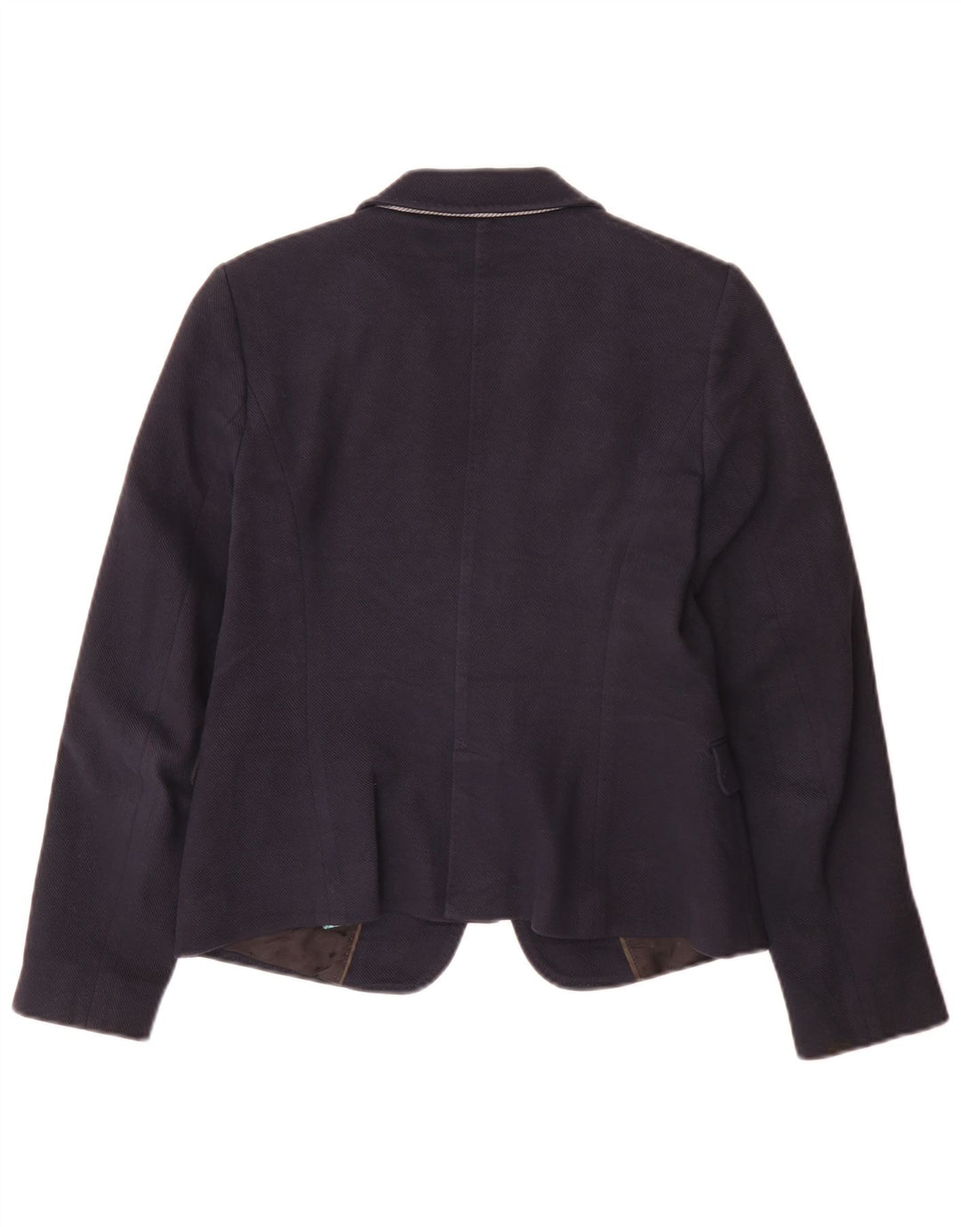 Giacca blazer da donna a 1 bottone Massimo Dutti EU 40 cotone medio blu navy