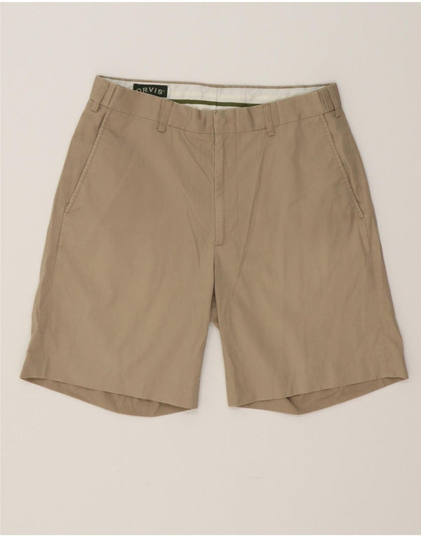 ORVIS Mens Chino Trousers W32 Medium Beige Cotton