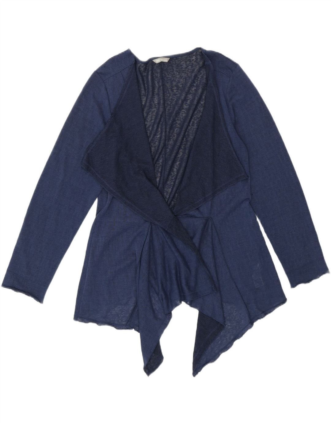 MARKS & SPENCER Womens Open Cardigan Sweater UK 16 Large Navy Blue Vintage Marks & Spencer and Second-Hand Marks & Spencer from Messina Hembry 