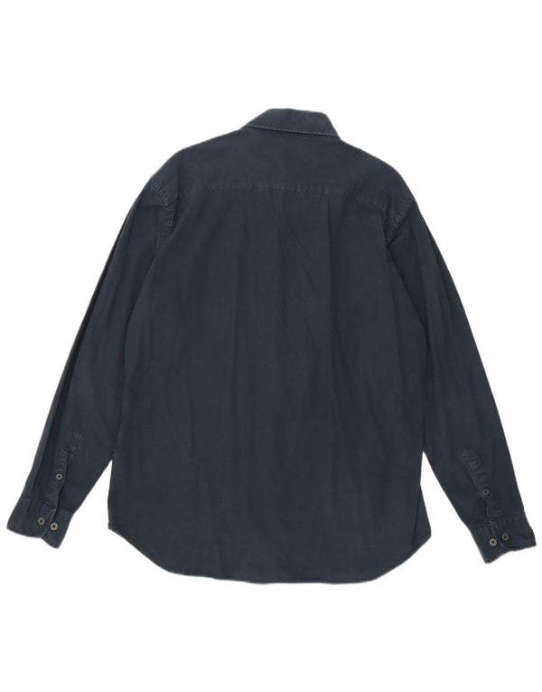 Camicia da uomo Avirex XL in cotone blu navy