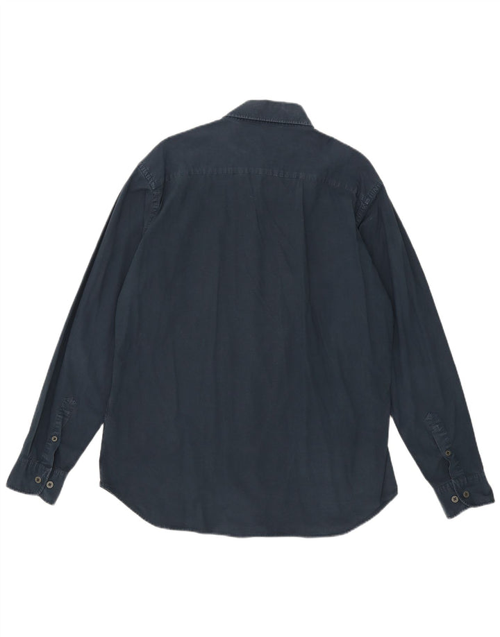 Camicia da uomo Avirex XL in cotone blu navy
