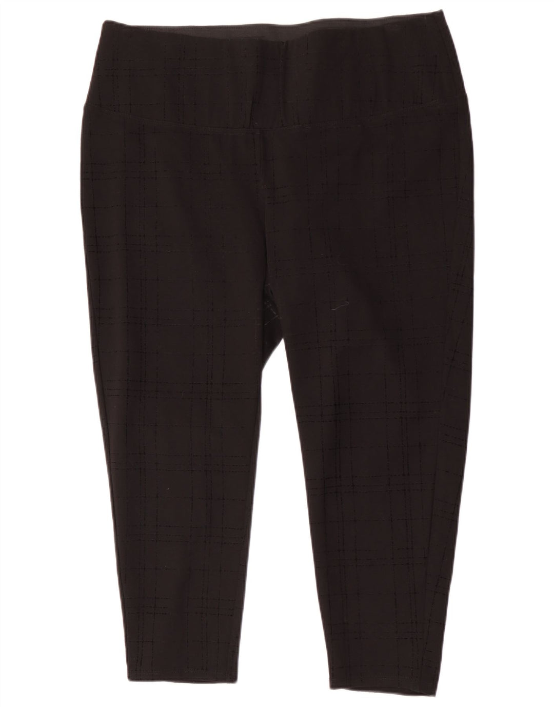 Leggings corti Marks & Spencer da donna Autograph UK 18 XL a quadri neri