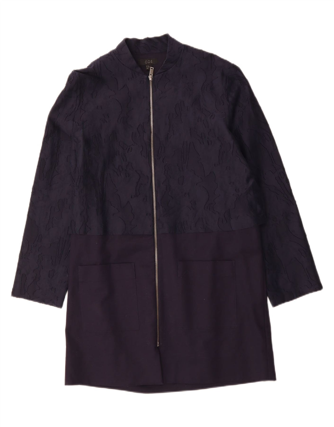 Soprabito da donna COS EU 40 cotone mimetico medio blu navy