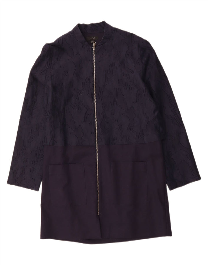 Soprabito da donna COS EU 40 cotone mimetico medio blu navy