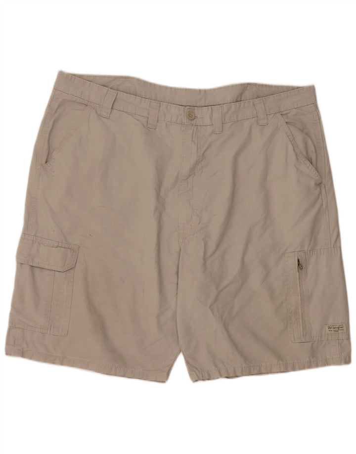 Pantaloncini cargo da uomo Wrangler W44 2XL cotone grigio