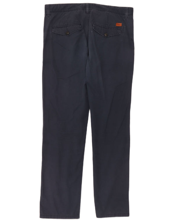 Pantaloni chino dritti da uomo Timberland W34 L31 Blu Navy