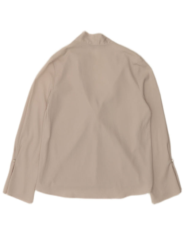 Camicetta oversize a maniche lunghe da donna Zara UK 6 XS bianca
