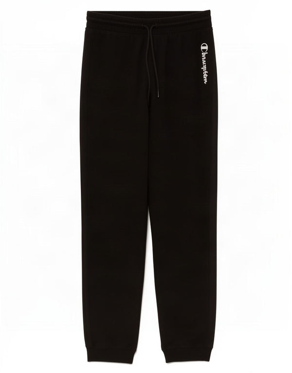 Pantaloni da tuta da uomo Champion Joggers piccoli in cotone nero
