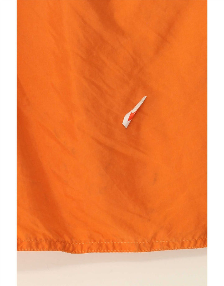 Gonna a portafoglio vintage da donna media W28 in seta arancione