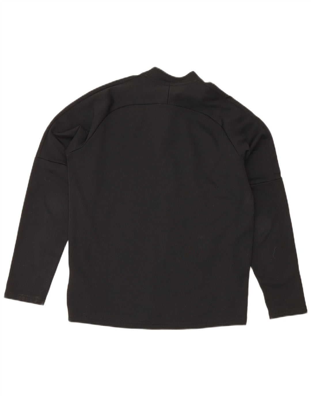 Top della tuta pullover Nike da ragazzo Dri Fit con zip e collo 13-14 anni XL Nera