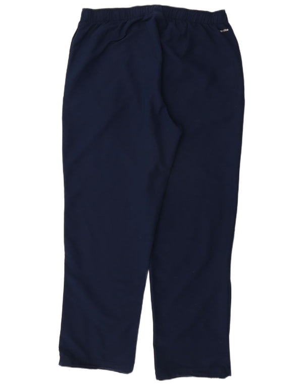 Pantaloni da tuta ADIDAS Climalite da uomo XL poliestere blu navy
