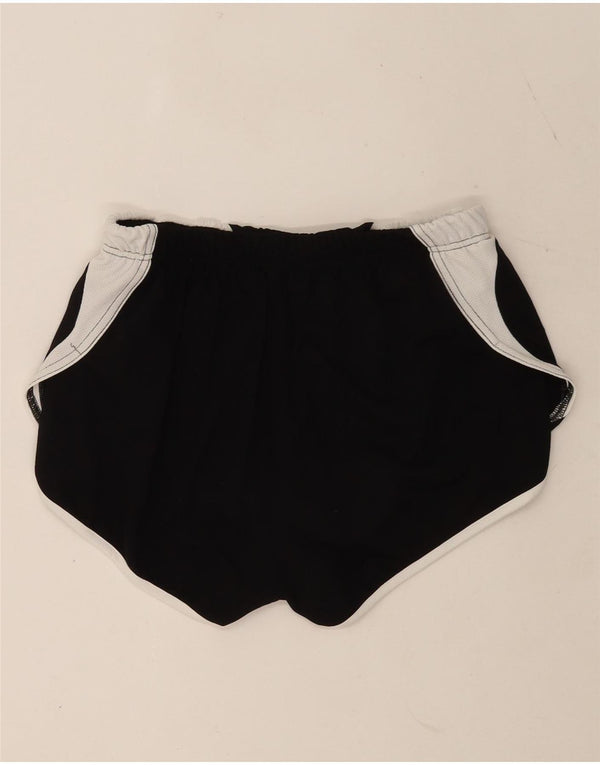 Asics Pantaloncini sportivi grafici da donna UK 12 Medium Nero Colourblock Poliestere
