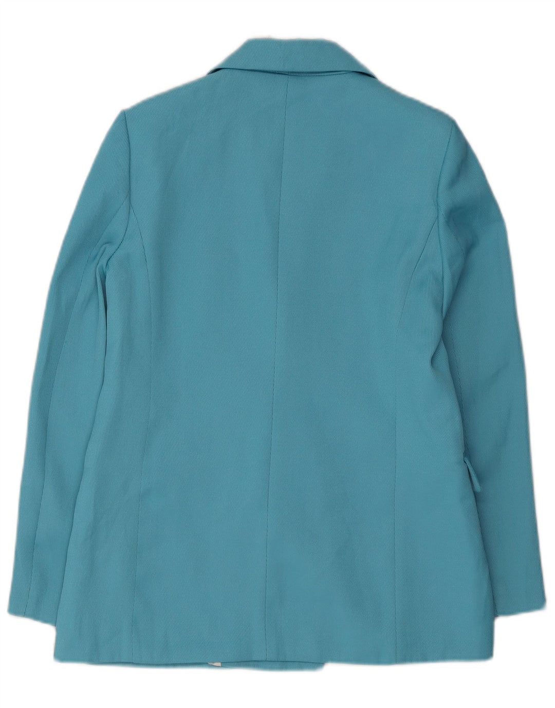 Giacca blazer doppiopetto da donna Zara UK 10 piccola blu poliestere
