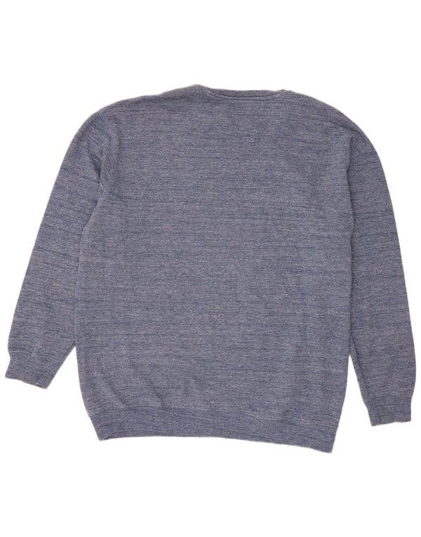 Polo Assn. Felpa da uomo maglione 2XL cotone screziato blu navy