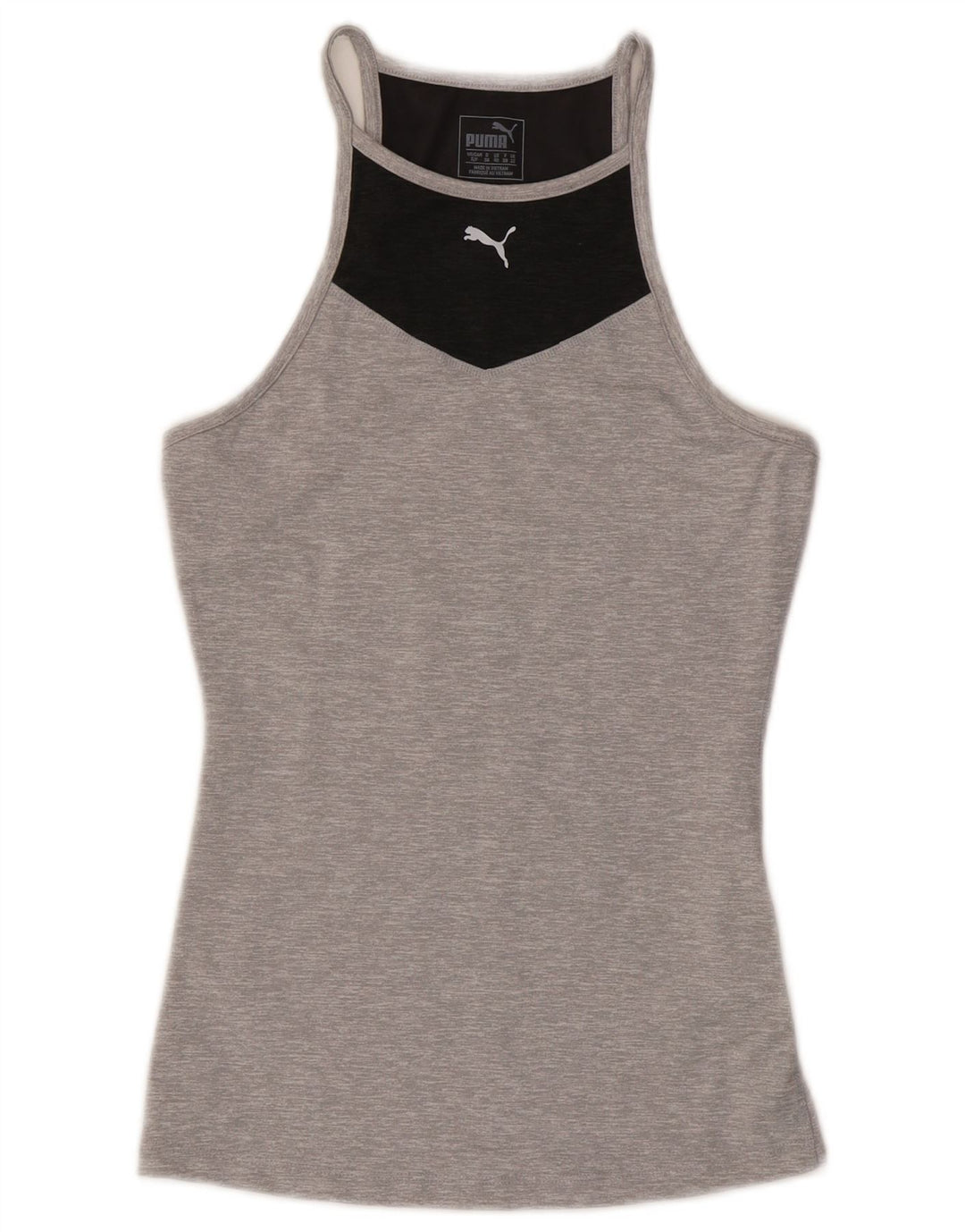 Canotta da donna Puma UK 10 Small Grigio Colourblock Poliestere