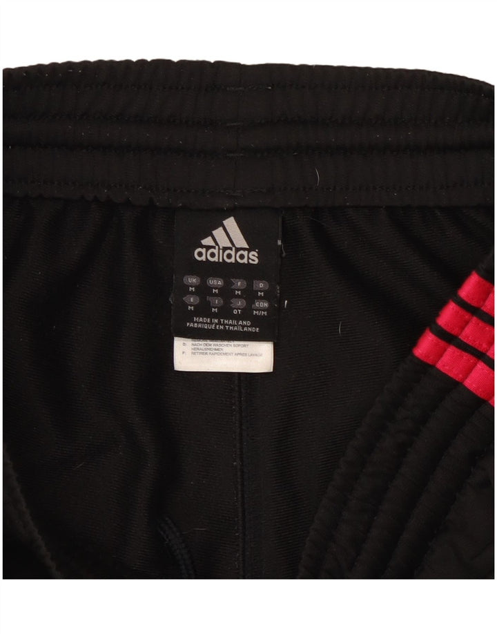 Pantaloni da tuta da donna Adidas UK 12 Medium Nero Poliestere