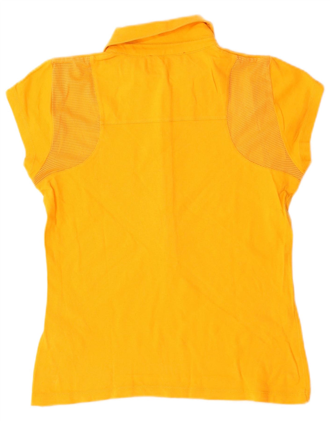 Polo da donna Belfe UK 10 piccola in cotone giallo