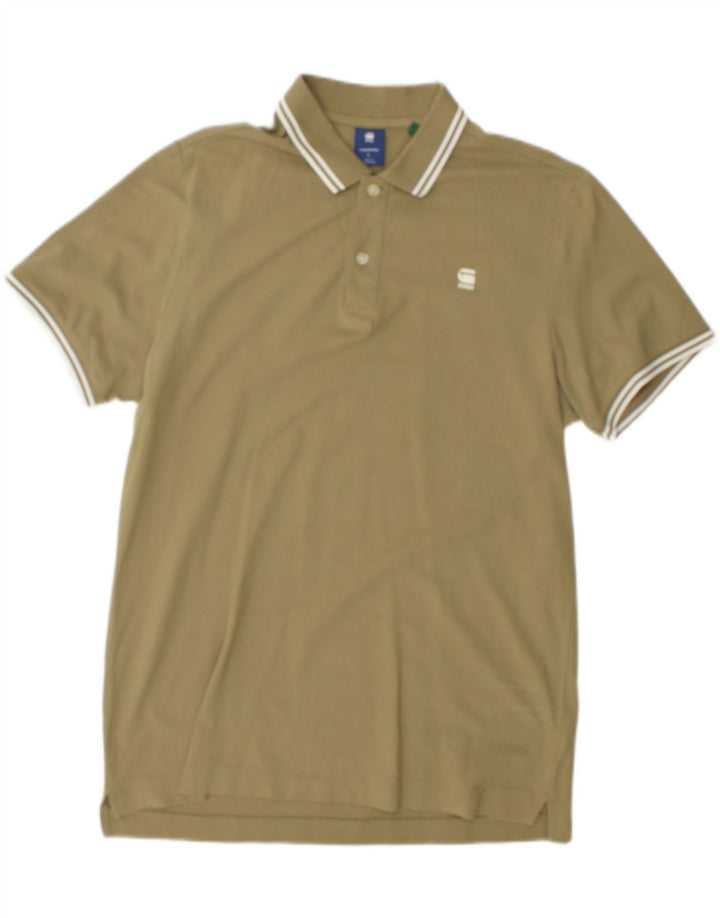 Polo da uomo G-Star grande color kaki